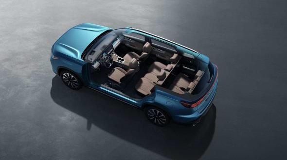 Chery TIGGO 8 PLUG-IN HYBRID Просторі сидіння для 7 осіб